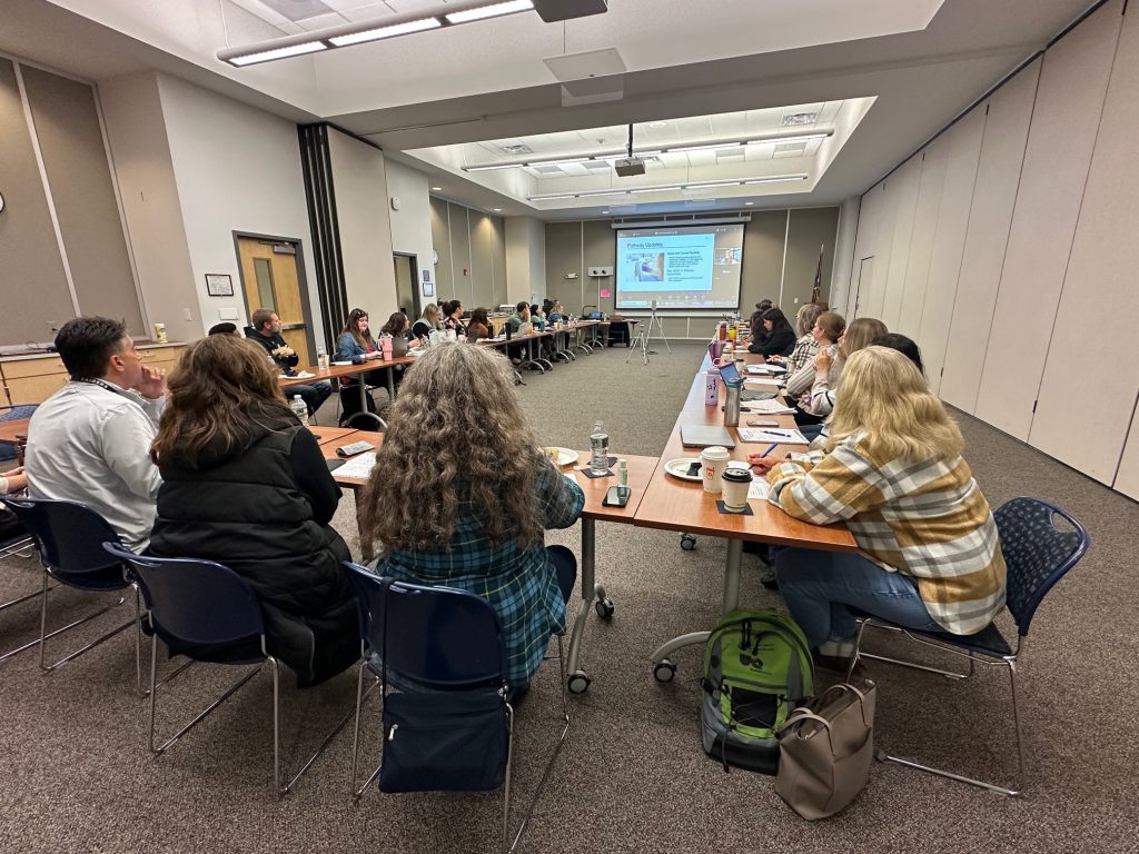 The annual fall regional counselor’s meeting, which included more than 30 people, was held on Friday, Oct. 25 and was hosted by HFM Career & Technical Education (CTE).